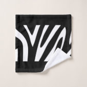 Zebra Zwart-wit Oerwoud Safari Thema Bad Handdoek (Wasdoekje)