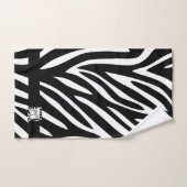 Zebra Zwart-wit Oerwoud Safari Thema Bad Handdoek (Handdoek)