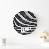 Zebra zwart-wit ontwerp voor Dierenvriend Grote Klok (Huis)