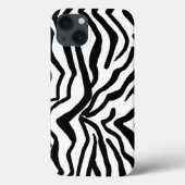 Zebra Zwart-wit Verberg bont Case-Mate iPhone Case (Achterkant)