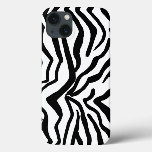 Zebra Zwart-wit Verberg bont Case-Mate iPhone Case (Achterkant)