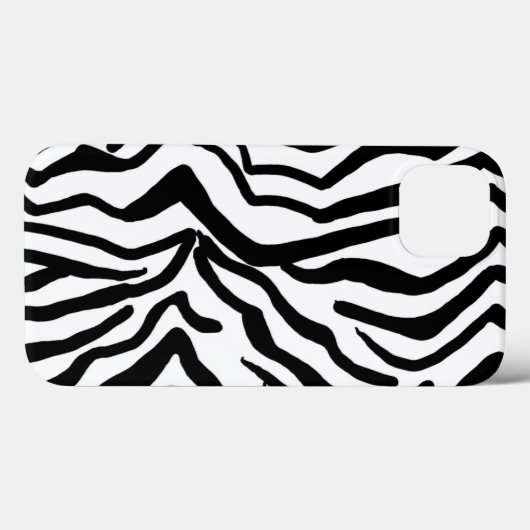 Zebra Zwart-wit Verberg bont Case-Mate iPhone Case (Achterkant (horizontaal))