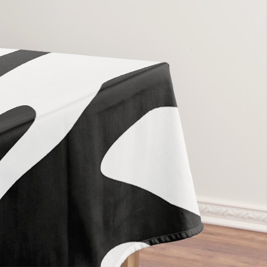 Zebra zwart-witafdrukken tafelkleed (Voorbeeld)