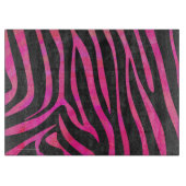 Zebra zwart-witroze afdrukken snijplank (Voorkant)