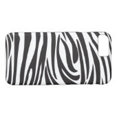 Zebra zwart-witstrepen met rendy design Case-Mate iPhone case (Achterkant (Horizontaal))