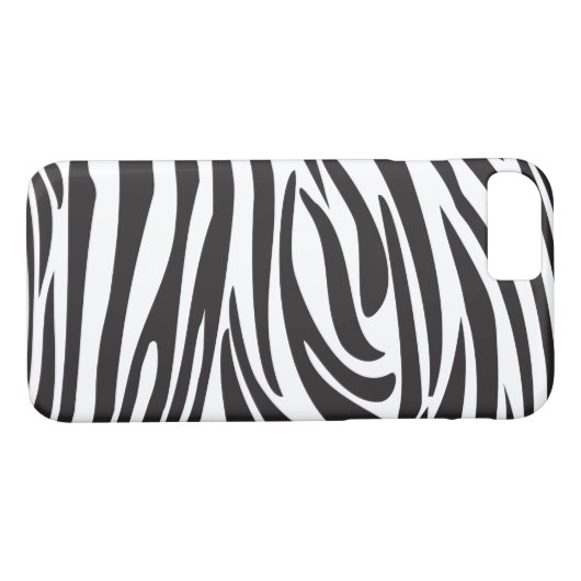 Zebra zwart-witstrepen met rendy design Case-Mate iPhone case (Achterkant (Horizontaal))
