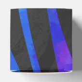 Zebra, zwarte en regenboogafdrukken bedankdoosjes (Bovenkant)