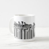 zebraadsbarcode koffiemok (Voorkant links)