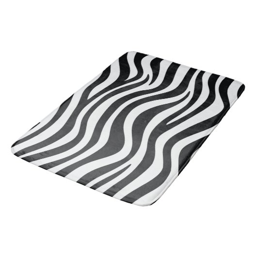Zebraafdruk Badmat (Gekanteld)