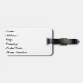 Zebraafdruk Bagagelabel (Achterkant horizontaal)