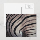 Zebraafdruk Briefkaart (Voorkant / Achterkant)