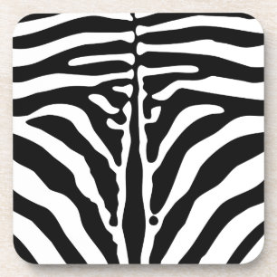 Zebraafdruk Drankjes Onderzetter