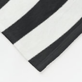 Zebraafdruk Fleece Deken (Hoek)