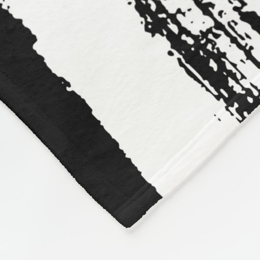 Zebraafdruk Fleece Deken (Hoek)