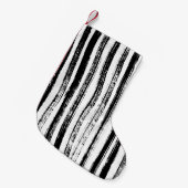 Zebraafdruk Kleine Kerstsok (Voorkant (Hangend))