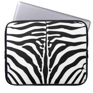 Zebraafdruk Laptop Sleeve