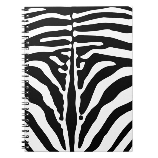 Zebraafdruk Notitieboek (Voorkant)