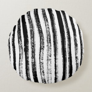 Zebraafdruk Rond Kussen