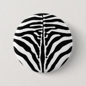Zebraafdruk Ronde Button 5,7 Cm (Voorkant)
