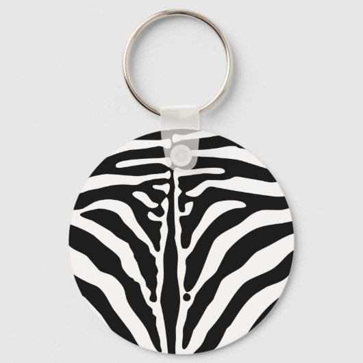 Zebraafdruk Sleutelhanger (Voorkant)