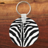 Zebraafdruk Sleutelhanger (Voorkant)