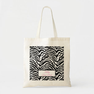 Zebraafdruk Tote Bag