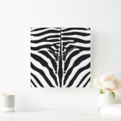 Zebraafdruk Vierkante Klok (Huis)