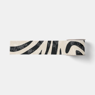 Zebraafdruk, Zebra-huidpatroon Grosgrain Lint