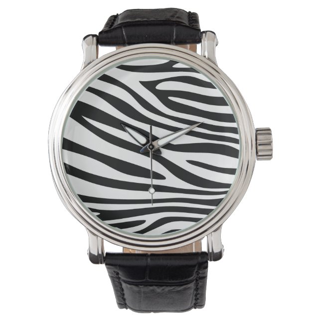 Zebraafdrukvacht Horloge (Voorkant)