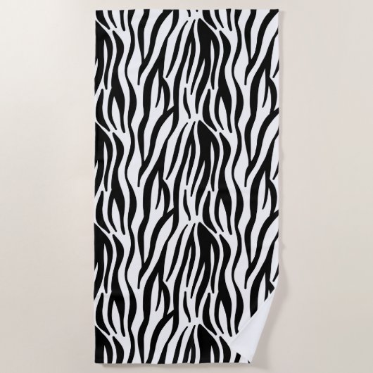 zebrabadhanddoek strandlaken (Voorkant)