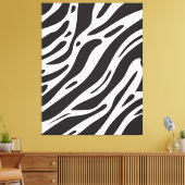 Zebradruk Canvas Afdruk (Insitu (Woonkamer))