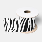Zebradruk Satijnen Lint (Spoel)