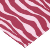 Zebralijnen - Bourgogne en roze Tafelkleed (Gekanteld)