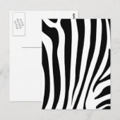 Zebralijnen Briefkaart (Voorkant / Achterkant)