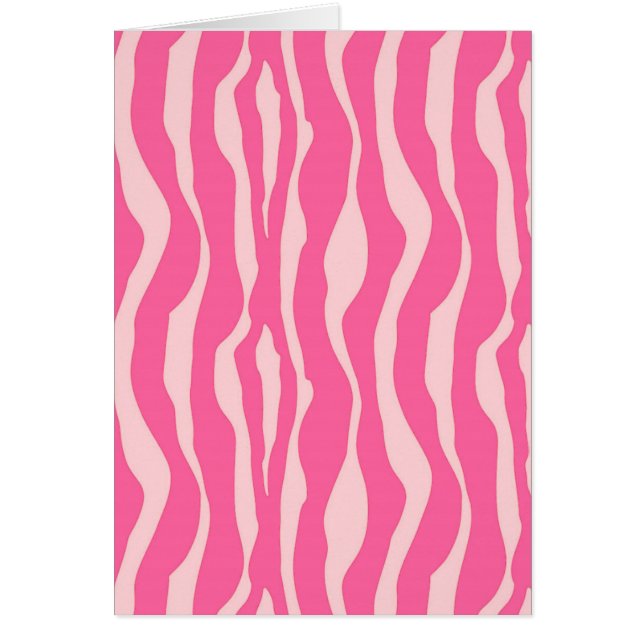 Zebralijnen - Fuchsia en lichtroze (Voorkant)
