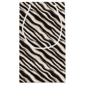 Zebralijnen naadloze textuur + uw ideeën klein cadeauzakje (Achterkant)