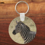 zebralijnen sleutelhanger (Voorkant)