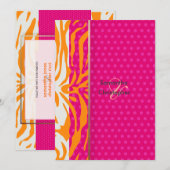 Zebralijnen/weduwen/weduwen Kaart (Voorkant / Achterkant)