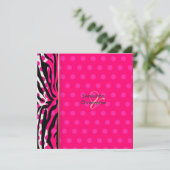 Zebralijnen/weduwen/weduwen Kaart (Staand voorkant)