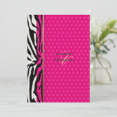 Zebralijnen/weduwen/weduwen Kaart (Staand voorkant)