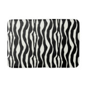 Zebralijnen - Zwart-wit Badmat (Voorkant)