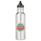 ZebraPark™ 24 oz, roestvrijstalen flesje Waterfles (Rechts)