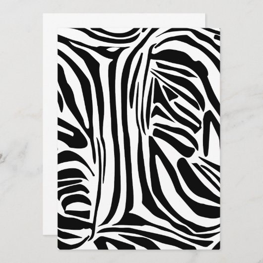 Zebrapatroon (Voorkant / Achterkant)