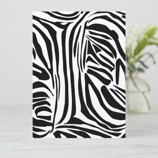 Zebrapatroon (Staand voorkant)