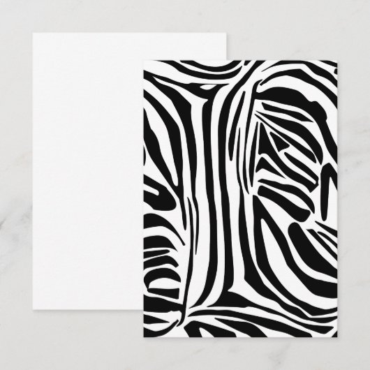 Zebrapatroon (Voorkant / Achterkant)