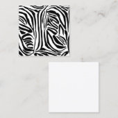 Zebrapatroon Afsprakenkaartje (Voorkant / Achterkant)