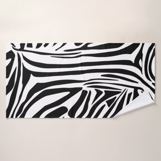 Zebrapatroon Badhanddoek (Badhanddoek)