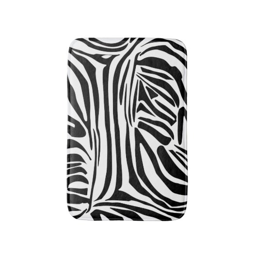 Zebrapatroon Badmat (Voorkant Verticaal)
