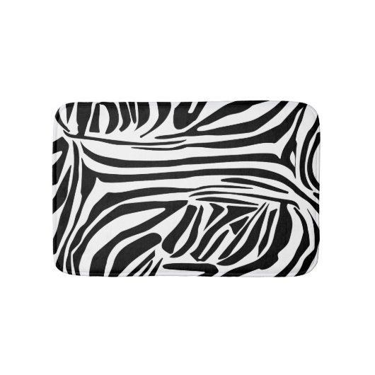Zebrapatroon Badmat (Voorkant)