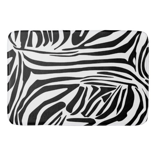 Zebrapatroon Badmat (Voorkant)